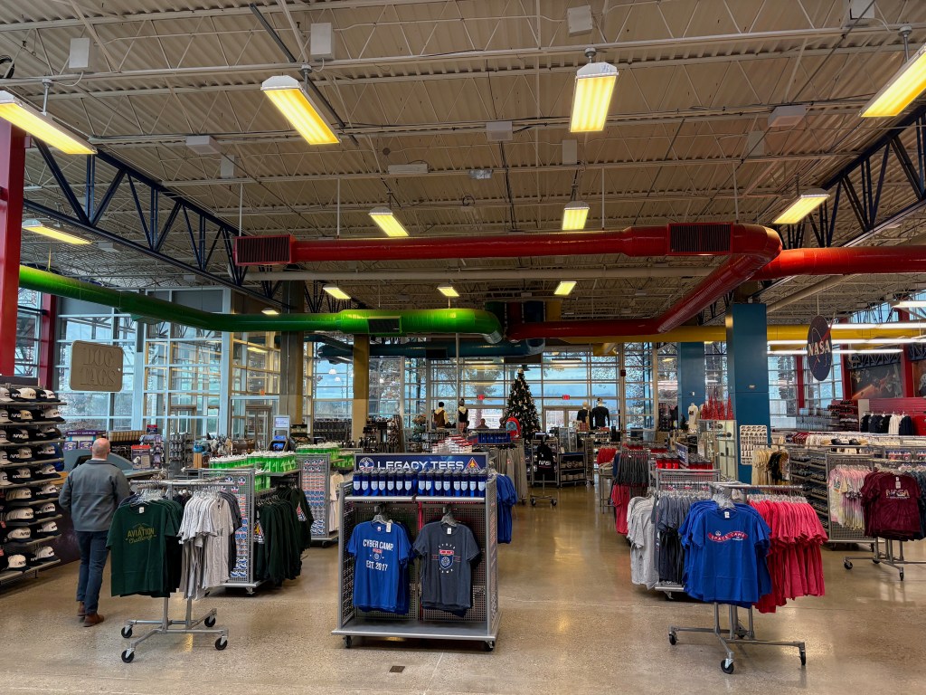 Merchandising at the US Space and Rocket Center