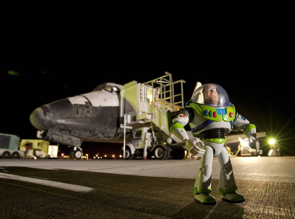 Buzz Lightyear returns from space, NASA